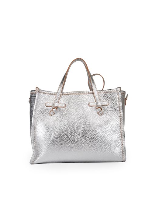 Borsa shopping Marcella 32 in pelle Silver GIANNI CHIARINI | BS 9332 BBL TUSILVER-CARAMELLO